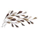 ΜΕΤΑΛΛΙΚΟ ΔΙΑΚΟΣΜΗΤΙΚΟ ΤΟΙΧΟΥ HM7159 ΑΝΘΡΑΚΙ ΧΡΥΣΟ 44x5x87Y εκ. - Image 3