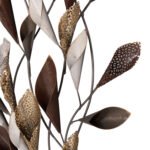 ΜΕΤΑΛΛΙΚΟ ΔΙΑΚΟΣΜΗΤΙΚΟ ΤΟΙΧΟΥ HM7159 ΑΝΘΡΑΚΙ ΧΡΥΣΟ 44x5x87Y εκ. - Image 4