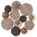 Αγόρασε ΜΕΤΑΛΛΙΚΟ ΔΙΑΚΟΣΜΗΤΙΚΟ ΤΟΙΧΟΥ HM7163 ΚΑΦΕ ΕΚΡΟΥ ΧΡΥΣΟ 69x8x69Y εκ. σε μοναδική τιμή στο clickforshop.gr