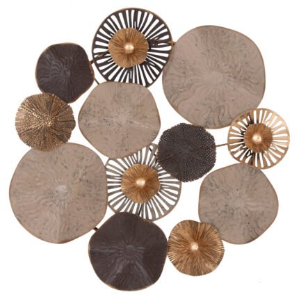 Αγόρασε ΜΕΤΑΛΛΙΚΟ ΔΙΑΚΟΣΜΗΤΙΚΟ ΤΟΙΧΟΥ HM7163 ΚΑΦΕ ΕΚΡΟΥ ΧΡΥΣΟ 69x8x69Y εκ. σε μοναδική τιμή στο clickforshop.gr