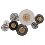 Αγόρασε ΜΕΤΑΛΛΙΚΟ ΔΙΑΚΟΣΜΗΤΙΚΟ ΤΟΙΧΟΥ HM7170 ΓΚΡΙ ΕΚΡΟΥ ΧΡΥΣΟ 88x7x51Y εκ. σε μοναδική τιμή στο clickforshop.gr