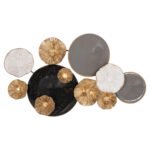 Αγόρασε ΜΕΤΑΛΛΙΚΟ ΔΙΑΚΟΣΜΗΤΙΚΟ ΤΟΙΧΟΥ HM7179 ΓΚΡΙ ΧΡΥΣΟ 66x6x38Y εκ. σε μοναδική τιμή στο clickforshop.gr