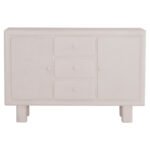 ΜΠΟΥΦΕΣ ΣΕΙΡΑ SANTORINI HM18048 MDF ΣΕ ΥΠΟΛΕΥΚΟ ΧΡΩΜΑ-3 ΣΥΡΤΑΡΙΑ & 2 ΠΟΡΤΕΣ 120x38x80Υεκ. - Image 3