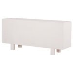 ΜΠΟΥΦΕΣ ΣΕΙΡΑ SANTORINI HM18068 MDF ΣΕ ΥΠΟΛΕΥΚΟ ΧΡΩΜΑ-3 ΠΟΡΤΕΣ 140x38x64Υεκ. - Image 5