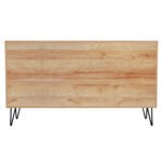 ΜΠΟΥΦΕΣ CABRON HM8874.11 ΜΕΛΑΜΙΝΗ ΣΕ ΦΥΣΙΚΟ-ΑΝΘΡΑΚΙ-ΜΑΥΡΑ ΜΕΤΑΛ.ΠΟΔΙΑ 142X40X83Υεκ. - Image 5