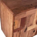 ΜΠΟΥΦΕΣ HM8382 JAIDA ΑΠΟ ΞΥΛΟ MANGO & ΜΕΤΑΛΛΙΚΑ ΠΟΔΙΑ 140Χ40Χ80ΕΚ - Image 5