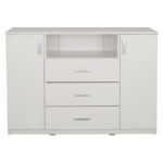 ΜΠΟΥΦΕΣ ΜΕ 2 ΝΤΟΥΛΑΠΙΑ Κ 3 ΣΥΡΤΑΡΙΑ ADLER ΛΕΥΚΟΣ HM2430.03 120X45X85Y εκ. - Image 3