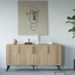 ΜΠΟΥΦΕΣ ΣΕ ΦΥΣΙΚΟ ΧΡΩΜΑ HM9252.01 160x41x79 εκ. - Image 3