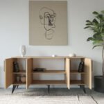 ΜΠΟΥΦΕΣ ΣΕ ΦΥΣΙΚΟ ΧΡΩΜΑ HM9252.01 160x41x79 εκ. - Image 6