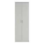 ΝΤΟΥΛΑΠΑ 2ΦΥΛΛΗ BAILEY ΜΕ ΤΡΙΑ ΡΑΦΙΑ HM337.05 ΜΕΛΑΜΙΝΗ ΛΕΥΚΗ 60Χ43Χ181Υεκ. - Image 3