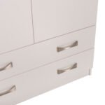 ΝΤΟΥΛΑΠΑ 3ΦΥΛΛΗ CARLY HM384.05 ΜΕ ΔΥΟ ΣΥΡΤΑΡΙΑ ΛΕΥΚΗ 150X55Χ180Υεκ. - Image 5