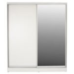 ΝΤΟΥΛΑΠΑ ΣΥΡΟΜΕΝΗ ADLER ΜΕΛΑΜΙΝΗΣ 120x60x220Yεκ. ΔΙΦΥΛΛΗ ΛΕΥΚΗ ΜΕ ΚΑΘΡΕΠΤΗ HM2460.03 - Image 3