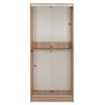 ΝΤΟΥΛΑΠΑ ΣΥΡΟΜΕΝΗ ADLER ΜΕΛΑΜΙΝΗΣ 90x45x210Yεκ. SONAMA OAK 2ΦΥΛΛΗ HM2436.01 - Image 4