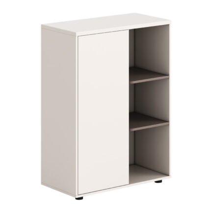 Αγόρασε ΝΤΟΥΛΑΠΙ/ΒΙΒΛΙΟΘΗΚΗ NEWLINE HM18283 ΜΕΛΑΜΙΝΗ ΛΕΥΚΗ & ΑΝΟΙΧΤΟ ΚΑΦΕ 80x40x110Υεκ. σε μοναδική τιμή στο clickforshop.gr