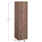 ΝΤΟΥΛΑΠΙ SORIANO HM9940.11 SONAMA OAK ΜΕΛΑΜΙΝΗ 40x39-41x157Υεκ. - Image 2
