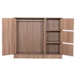 ΝΤΟΥΛΑΠΙ ΜΕ 4 ΑΠΟΘ.ΧΩΡΟΥΣ MATIN HM2480.02 SONAMA OAK ΜΕΛΑΜΙΝΗ 117x39,5x99,5Υεκ - Image 4