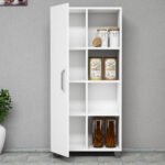 ΝΤΟΥΛΑΠΙ ΡΑΦΙΕΡΑ ΛΕΥΚΟ HM9239.01 60x31,8x129,6 εκ. - Image 4