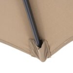 ΟΜΠΡΕΛΑ ΑΛΟΥΜΙΝΙΟΥ Φ250x236Y εκ.ΜΕ 6 ΑΚΤΙΝΕΣ KACEN HM6030.04 ΜΟΚΑ-ΑΝΘΡΑΚΙ - Image 6