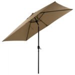 ΟΜΠΡΕΛΑ ΑΛΟΥΜΙΝΙΟΥ CAMBELL HM6029.02 ΟΡΘΟΓΩΝΙΑ ΑΝΑΚΛΙΝΟΜΕΝΗ ΜΟΚΑ ΓΚΡΙ 262x170x253 εκ. - Image 4