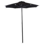 ΟΜΠΡΕΛΑ ΕΠΑΓΓΕΛΜΑΤΙΚΗ ALU Φ2.20μ ΑΛΟΥΜΙΝΙΟΥ ΣΤΡ. ΜΑΥΡΗ ΑΚΡΥΛΙΚΟ ΠΑΝΙ HM6028.03 - Image 2