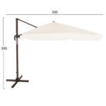 ΟΜΠΡΕΛΑ ΕΠΑΓΓΕΛΜΑΤΙΚΗ ALU ΚΡΕΜΑΣΤΗ 3X3 360 ΜΟΙΡΩΝ ME ΕΚΡΟΥ ΠΑΝΙ HM6025.01 - Image 2