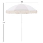 ΟΜΠΡΕΛΑ ΘΑΛΑΣΣΗΣ PACIFICA ΜΕ ΚΡΟΣΙΑ ΜΑΚΡΑΜΕ ΜΠΕΖ ΗΜ5775.01 8 ΑΚΤΙΝΕΣ Φ180Χ200μ. - Image 2