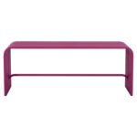 ΠΑΓΚΑΚΙ 2-ΘΕΣΙΟ ΣΕΙΡΑ INTREPID HM6327.05 ΑΛΟΥΜΙΝΙΟ ΣΕ ΜΩΒ ΧΡΩΜΑ 109,5x37x42Υ - Image 3