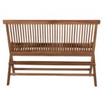 ΠΑΓΚΑΚΙ KENDALL HM9541 ΠΤΥΣΣΟΜΕΝΟ ΑΠΟ ΞΥΛΟ ΤΕΑΚ ΣΕ ΦΥΣΙΚΟ ΧΡΩΜΑ 120x62x89Υεκ. - Image 6