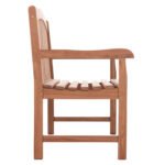 ΠΑΓΚΑΚΙ ΚΗΠΟΥ 3ΘΕΣΙΟ ELENA HM18125 ΞΥΛΟ TEAK--ΦΥΣΙΚΟ 150x61x95Υεκ. - Image 4