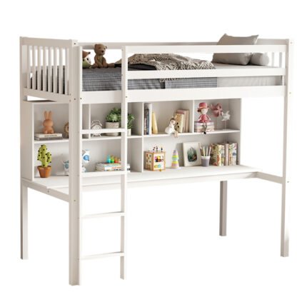 Αγόρασε ΠΑΙΔΙΚH KOYKETA τ.MONTESSORI ΜΕ ΓΡΑΦΕΙΟ & ΒΙΒΛΙΟΘΗΚΗ LIBRO HM708.03 ΞΥΛΟ ΠΕΥΚΟΥ ΛΕΥΚΟ- 90x190εκ σε μοναδική τιμή στο clickforshop.gr