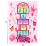 ΠΑΙΔΙΚΟ ΧΑΛΙ ΜΕ ΚΡΟΣΙΑ HM7679.09 ΡΟΖ 120Χ180 εκ. - Image 2