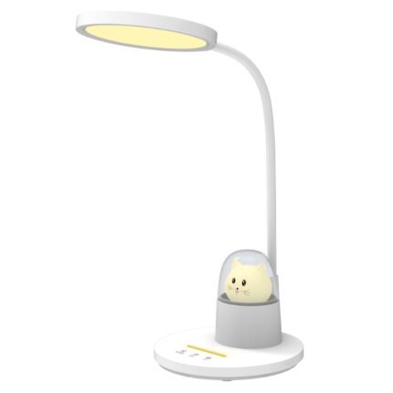 Αγόρασε ΠΑΙΔΙΚΟ ΦΩΤΙΣΤΙΚΟ ΓΡΑΦΕΙΟΥ LED BADOO ΦΙΓΟΥΡΑ ΓΑΤΑΣ HM4449.01 ΛΕΥΚΟ ABS σε μοναδική τιμή στο clickforshop.gr