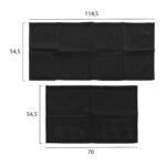 ΠΑΝΙ TEXTILENE ΑΝΤΑΛΛΑΚΤΙΚΟ ΞΑΠΛΩΣΤΡΑΣ MILOS-CRETA ΜΑΥΡΟ HM5887.01 - Image 2