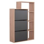 Αγόρασε ΠΑΠΟΥΤΣΟΘΗΚΗ ROBBEN HM18189.06 ΜΕΛΑΜΙΝΗ ΣΕ ΑΝΘΡΑΚΙ-ΟΑΚ 90x29.5x142.5Υεκ. σε μοναδική τιμή στο clickforshop.gr