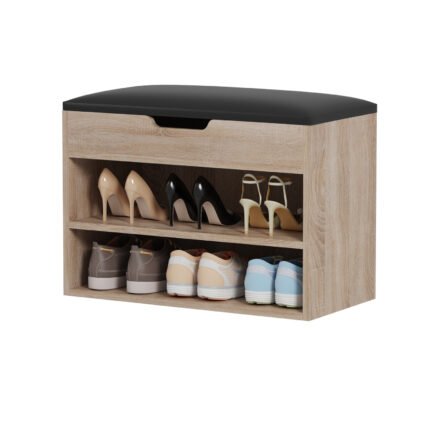 Αγόρασε ΠΑΠΟΥΤΣΟΘΗΚΗ ΜΕ ΚΑΘΙΣΜΑ ROMIR HM2477.01 ΜΕΛΑΜΙΝΗ ΣΕ ΣΟΝΑΜΑ-ΚΑΘΙΣΜΑ ΚΑΦΕ 60x30x44Υ σε μοναδική τιμή στο clickforshop.gr