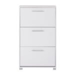 ΠΑΠΟΥΤΣΟΘΗΚΗ DAVINA ΜΕΛΑΜΙΝΗΣ 3ΘΕΣΕΩΝ HM2221.05 ΛΕΥΚΗ 62Χ24Χ110Υ εκ. - Image 3