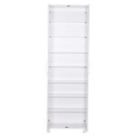 ΠΑΠΟΥΤΣΟΘΗΚΗ-ΝΤΟΥΛΑΠΑ CLUSE HM2403.03 ΜΕΛΑΜΙΝΗ ΛΕΥΚΟ ΧΡΩΜΑ 60Χ36,5Χ186,5Υεκ. - Image 4