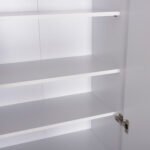 ΠΑΠΟΥΤΣΟΘΗΚΗ-ΝΤΟΥΛΑΠΑ CLUSE HM2403.03 ΜΕΛΑΜΙΝΗ ΛΕΥΚΟ ΧΡΩΜΑ 60Χ36,5Χ186,5Υεκ. - Image 6