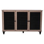 ΠΑΠΟΥΤΣΟΘΗΚΗ-ΝΤΟΥΛΑΠΙ MCKENNA 3ΠΟΡΤΕΣ HM2267.02 SONAMA-ΜΑΥΡΟ 112x30x68,5Υ εκ. - Image 3