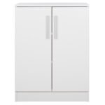 ΠΑΠΟΥΤΣΟΘΗΚΗ ΝΤΟΥΛΑΠΙ EMERIE HM2206.05 ΜΕΛΑΜΙΝΗ ΛΕΥΚΗ 60x40x80Υεκ. - Image 4