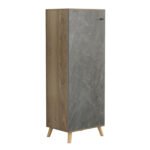 ΠΑΠΟΥΤΣΟΘΗΚΗ-ΝΤΟΥΛΑΠΙ ALVARO HM8954.14 ΜΕΛΑΜΙΝΗ SONAMA-STONE TEXTURE 50Χ38Χ135Yεκ. - Image 6