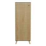 ΠΑΠΟΥΤΣΟΘΗΚΗ-ΝΤΟΥΛΑΠΙ ALVARO HM8954.15 ΜΕΛΑΜΙΝΗ ΑΝΘΡΑΚΙ-ΦΥΣΙΚΟ ΞΥΛΟΥ 50Χ38Χ135Yεκ. - Image 4