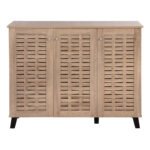 ΠΑΠΟΥΤΣΟΘΗΚΗ-ΝΤΟΥΛΑΠΙ PRODY HM9610.02 ΜΕΛΑΜΙΝΗ ΣΟΝΑΜΑ 3ΠΟΡΤΕΣ 115x34x89Υεκ. - Image 3