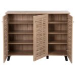 ΠΑΠΟΥΤΣΟΘΗΚΗ-ΝΤΟΥΛΑΠΙ PRODY HM9610.02 ΜΕΛΑΜΙΝΗ ΣΟΝΑΜΑ 3ΠΟΡΤΕΣ 115x34x89Υεκ. - Image 5