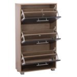 ΠΑΠΟΥΤΣΟΘΗΚΗ ΞΥΛΙΝΗ DAVINA HM2221.04 SONAMA-ΓΚΡΙ 3ΘΕΣΕΩΝ 62Χ24Χ110Υεκ - Image 2