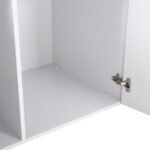 ΠΑΤΑΡΙ 3ΦΥΛΛΗΣ ΝΤΟΥΛΑΠΑΣ ΜΕΛΑΜΙΝΗΣ CARLY HM385.05 ΣΕ ΧΡΩΜΑ ΛΕΥΚΟ 150X55X60Υεκ - Image 5