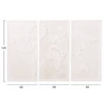 ΠΙΝΑΚΑΣ 3-ΠΤΥΧΟΣ WORLD MAP SANTORINI HM4504 MDF ΣΕ ΥΠΟΛΕΥΚΟ ΧΡΩΜΑ 180x4(πάχος)x120Υεκ. - Image 2