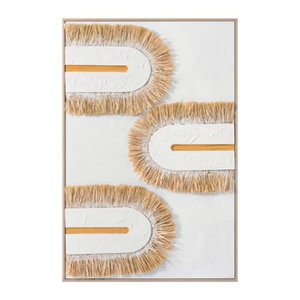 Αγόρασε ΠΙΝΑΚΑΣ 3D HM4537.02 ΜΕ ΚΟΡΝΙΖΑ ΜΠΕΖ-ΚΑΜΒΑΣ ΛΕΥΚΟΣ-ΧΕΙΡΟΠΟΙΗΤΟΣ 80x3