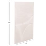 ΠΙΝΑΚΑΣ ΣΕΙΡΑ SANTORINI HM4505 MDF ΣΕ ΥΠΟΛΕΥΚΟ ΧΡΩΜΑ 80x4(πάχος)x120Υεκ. - Image 2