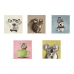 Αγόρασε ΠΙΝΑΚΑΣ ΠΕΝΤΑΠΤΥΧΟ MDF CLEVER PETS HM7205.01 75X0